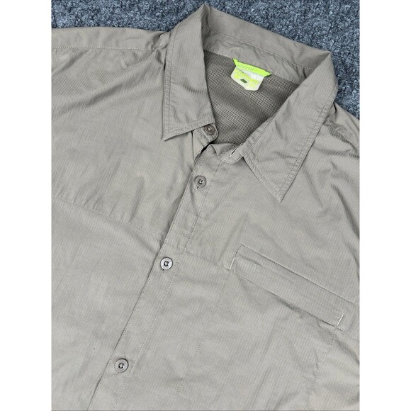 Koppen Other - Koppen Shirt Men’s 2XL Nylon Camping Hiking Fishing Brown Short Sleeve